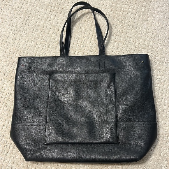 Jcrew black leather all day tote | open to offers! - Picture 2 of 2